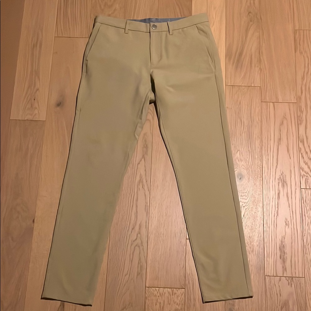 Bonobos Performance Links Khaki Tan Men’s Pants- Athletic Fit